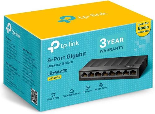 8 Port TP-LINK Gigabit Fast Ethernet Switch LAN Network Splitter Hub Wired — image 10