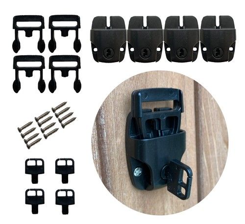 Happy Hot Tubs Replacement Spa Cover Lock Set Tub Keys Latch Locks Buckle Clip 