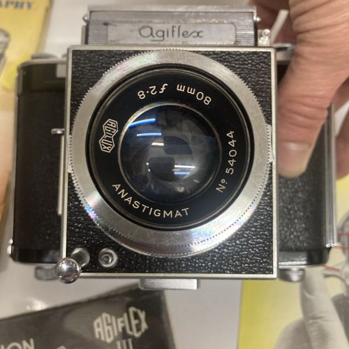 Agiflex 3 Photography Camera Vintage Retro Working Order with Case Untested — image 11