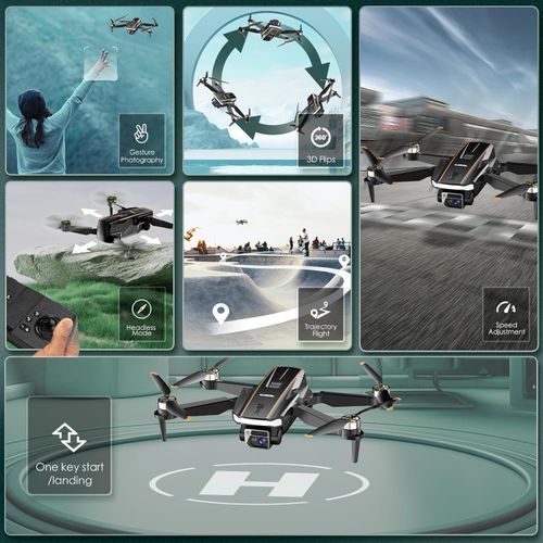 CHUBORY A68 Enduring Brushless Motor Drone with 2K HD  Camera for Beginners — image 5