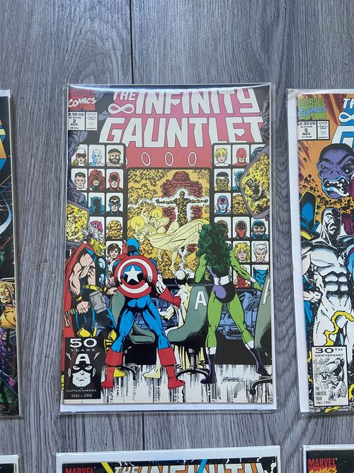 Marvel Infinity Trilogy 1-18 Complete Comic Set Gauntlet War Crusade Thanos Lot — image 3