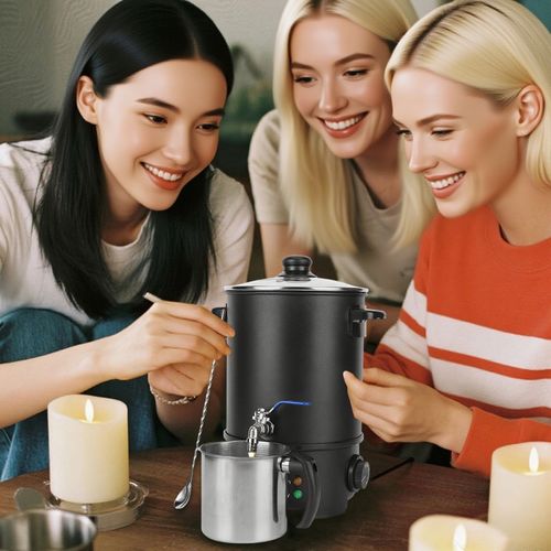 6L 1100W Commercial Wax Melter for Candle Soap Making Electric Melting Pot 220V — image 14