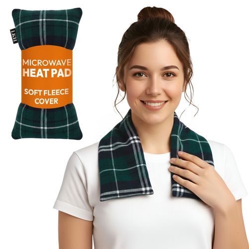 Microwave Heat Wheat Pack With Fleece Cover Pain Relief Shoulder Neck Warmer — image 1