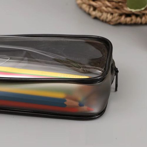Clear Transparent  Pencil Case - Ideal For School/College/Uni  Make up Bag