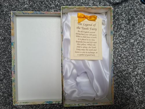 Vintage 90s First tooth collectable keepsake baby christening Christmas baby — image 2