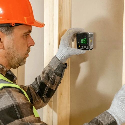 360° Magnetic Digital Angle Gauge Finder With Laser Inclinometer Level Meter — image 18
