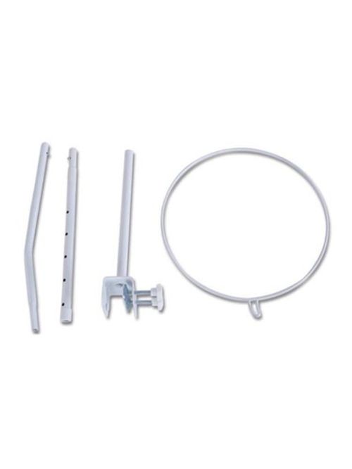Adjustable Mosquito Net Stand Holder for Baby Crib Cot Bed Clip-On Bracket Iron