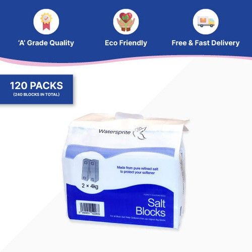 Watersprite Block Salt For All Water Softeners High purity Food Grade Salt Block