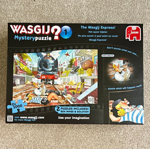 Wasgij Mystery 1 The Wasgij Express Jumbo Jigsaw Puzzle 2x1000pc 19103