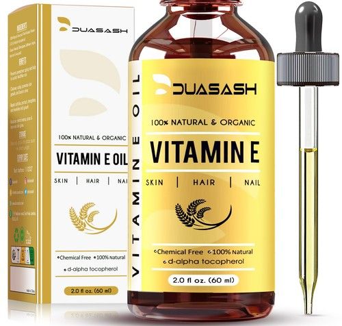 Organic Vitamin E Oil 60ml Pure Natural Face Hair Skin Body Nail Moisturiser