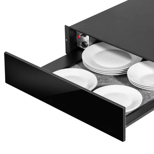 Plate Warming Drawer 60cm, Built-In, Push-to-Open, Anti-Slip, Baridi DH201 B