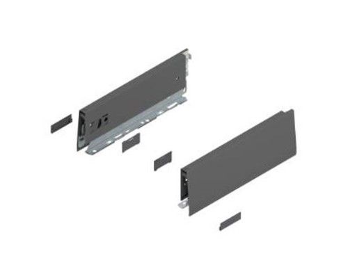 BLUM MERIVOBOX Drawer Sides 450mm L+R - Height M (91mm) 470M4502S Anthracite