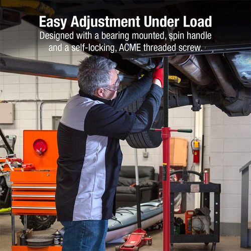 3/4 TON GARAGE WORKSHOP TRANSMISSION SUPPORT JACK ENGINE SUPPORT STAND 750KG Red — image 5