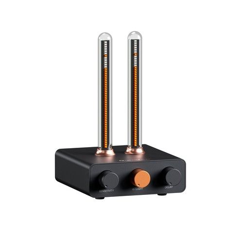 Fosi Audio AH-01A Music Visualizer, Vintage Tube RGB Ambient Light for Desktop