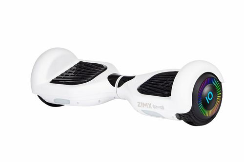 White Hoverboard with LED Wheels UL2272 Certified — image 2