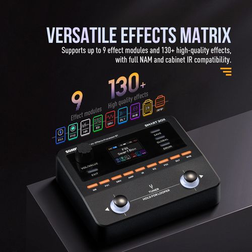 SONICAKE Smart Box Multi-Effects Processor Guitar/Bass Looper Effects Pedals UK — image 5