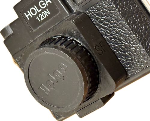 Shutter Release Cable Adapter & Button Extender for Holga 120 Camera — image 3