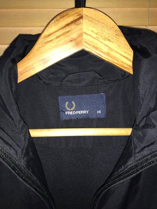 Fred Perry Jacket Black XS Unisex Very Good Condition Pre loved RRP £100+ — image 4
