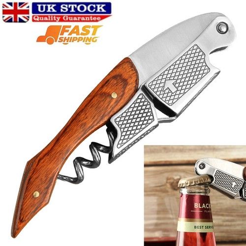 Foldable Corkscrew Wine Bottle Opener Wine Opening Tool Home Bar Pub Waiter Tool