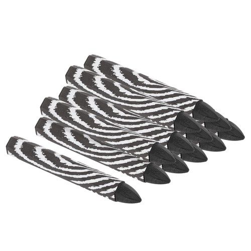 Lumber Marking Crayons, 24 Pack 4"x0.55" Hex Wax Tire Marker Crayons Black