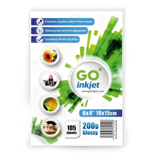 100 Sheets + EXTRA 5 Sheets Premium Plus 6 x 4 High Gloss Photo Paper 10 x 15 cm