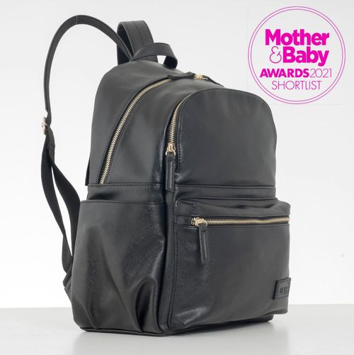 Baby Changing Bag Travel Changing Mat Diaper Bag Black Backpack Large Nappy Bag — image 2