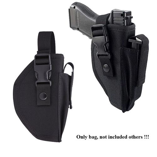 Tactical Right Hand Gun Holster Molle Pouch Universal Pistol Waist Belt Bag Case — image 2