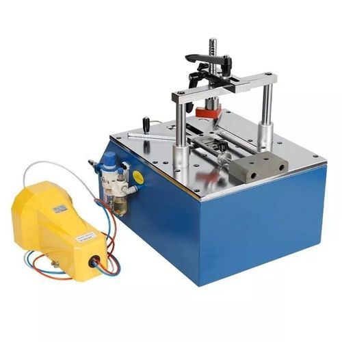Bench-Top Type Picture Frame Underpinner Desktop Pneumatic Nail Angle Machine — image 2