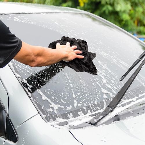 5 Pack Microfiber Cleaning Cloths Lint Free Glass Dish Polishing Rag 30x30cm — image 11
