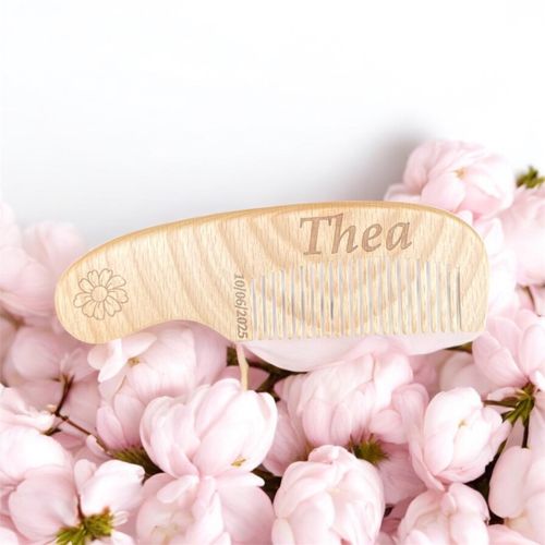 Personalised Baby Hair Brush Set Baby's First Brush Set Newborn Christening Gift — image 5