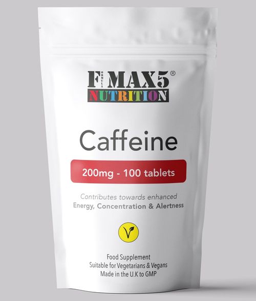 Caffeine Tablets 200mg Boost Pre Workout Energy Weight Loss Slimming Diet Pills — image 1