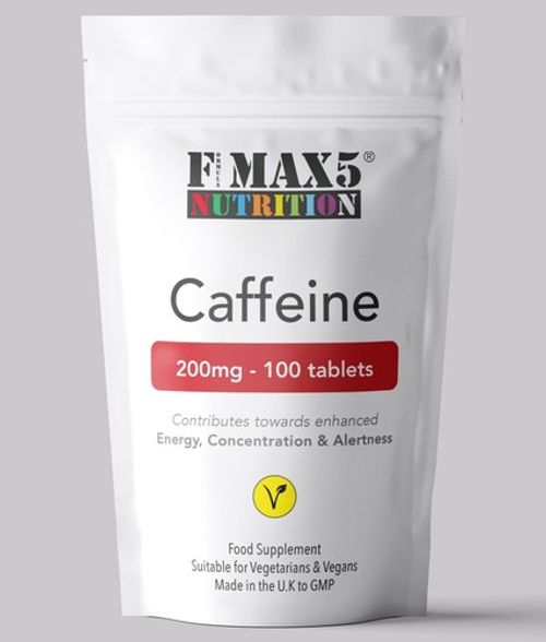 Caffeine Tablets 200mg Boost Pre Workout Energy Weight Loss Slimming Diet Pills