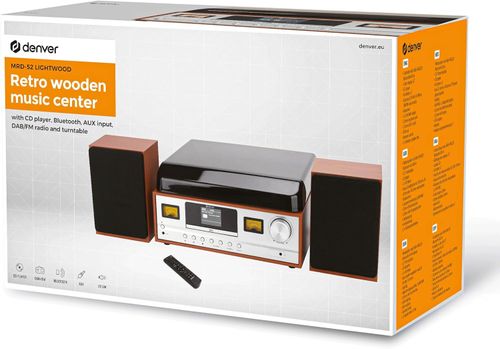 Denver MRD-52 Record Player Hi-Fi System With 2.4-inch Colour Screen - CD Player — image 9