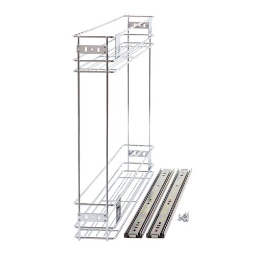 150mm Pull Out Wire Basket Kitchen Larder Base Unit Cupboard Drawer Storage — image 3