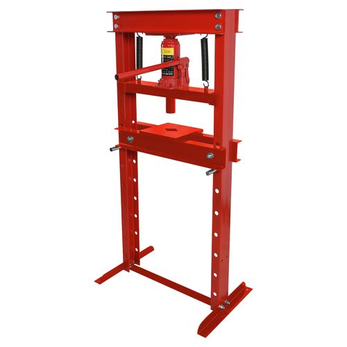 12 Ton Workshop Press Machine Hydraulic Bench & 23x Bearing Bush Driver Seal Kit — image 10