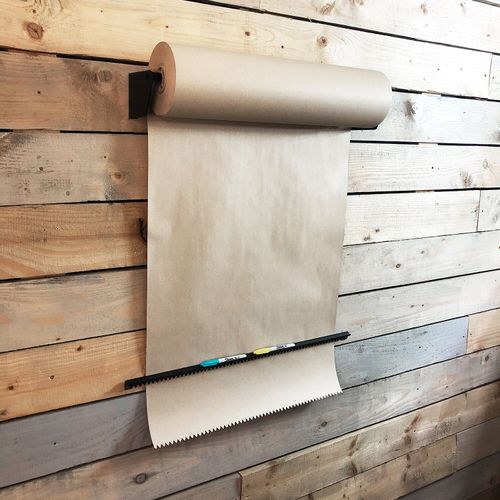 Kraft Brown Paper Roll Dispenser Crafts Art Roll Restaurant Menu Craft Room — image 6