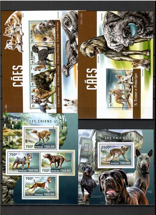 DOG breeds / dogs collection Pt. 3 (countries S - U) - 52 s/s MNH #CNA403 — image 6