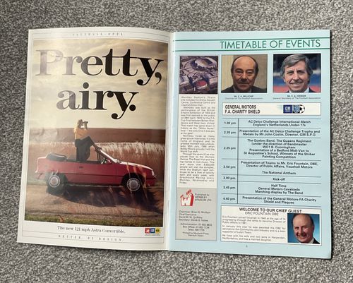 F.A. Charity Shield 01/08/87 Coventry City V Everton Matchday Programme VGC — image 3