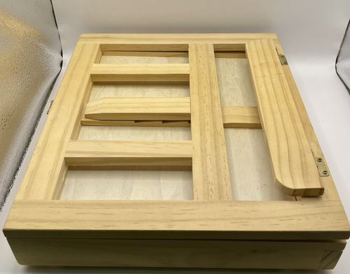 Adjustable Wooden Tabletop Box Easel Desk Artist Workstation with Drawer — image 12