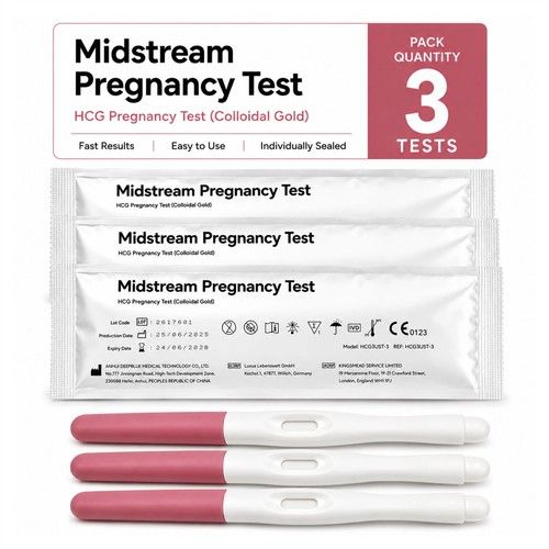 Pregnancy Test Sticks Midstream Early Detection 99% Accurate HCG 10mIU Urine Kit