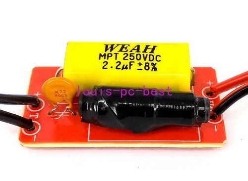 2pcs 40W Car Treble Hifi Speaker Frequency Divider Tweeter Crossover Filter