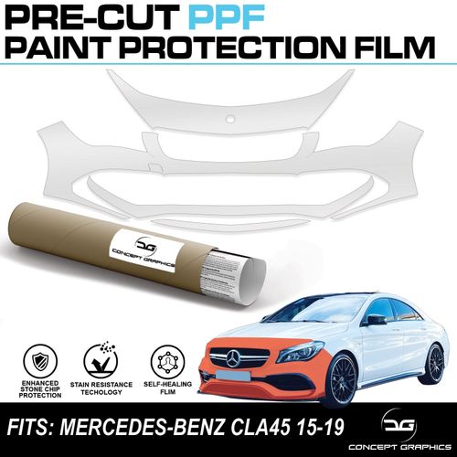 Bumper Stone Chip Guard PPF Paint Protection Film for Mercedes CLA 45 15-19 — image 1