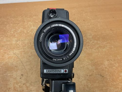 Canon Canosound 312XL-S Super 8 Movie Camera Black Zoom Lens Film Indicator — image 10
