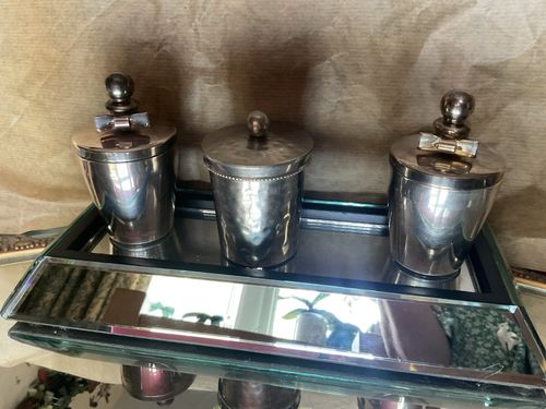 Vintage Penhaligon’s Silver Plated Candle Holders with Lids x 2 — image 10