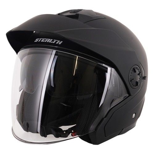 STEALTH Open Face Scooter Helmet Motorcycle Motorbike Crash Helmet ECE22.06