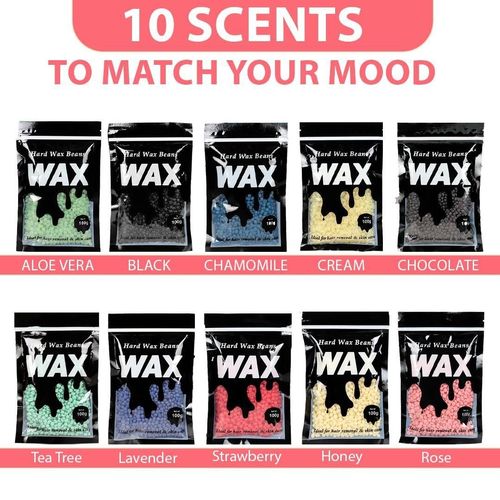 Professional Hard Wax Beans 1kg – 10 x 100g Packs | Hair Removal Wax Beads — image 3
