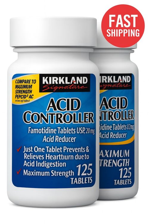 Acid Controller Famotidine 20mg 250 Tablets | Pepcid AC Compare — image 1