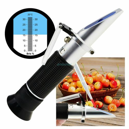 0-32% Brix Refractometer Sugar Concentration Tester For Fruit Vegetables Juice — image 2