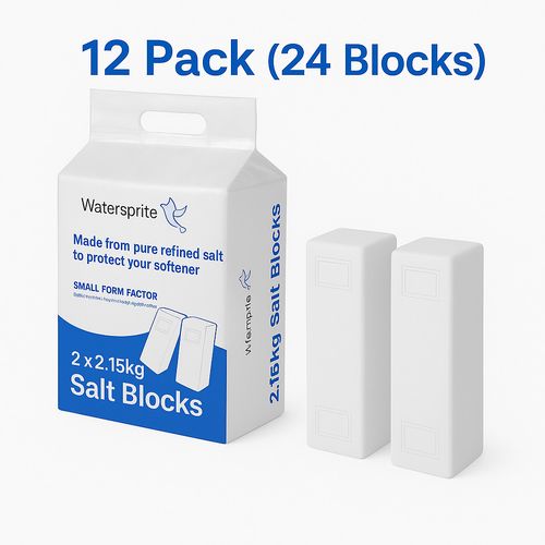 12 PACK 24 Blocks Waterprite Small Format Alternative to Harvey Curve Block Salt — image 1