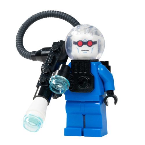 Mr Freeze Lego Mini Figure - From Batman Bat Cave 7783 Set (UV PRINTED)